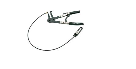 HAZET 798-15A Hose Clamp Pliers, 875 mm Overall, Bent, Straight Tip