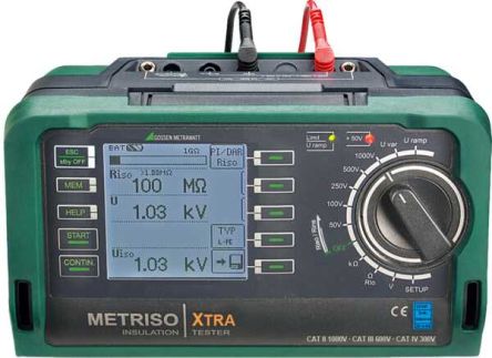 Gossen Metrawatt M550S Insulation Tester, 50V Min, 1000V Max