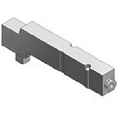 SMC SV1000 series One-Touch Fitting 4 mm Manifold Block for use with Valve, SV1000-50-1A-C4