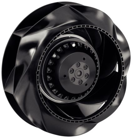 ebm-papst RadiCal Series Centrifugal Fan, 230 V ac, 945m³/h, ac Operation, 220 x 73.5mm
