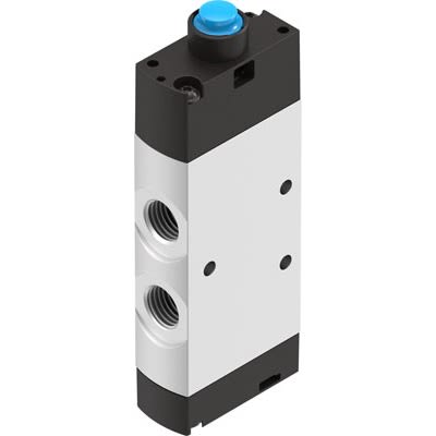 Festo Directional Control Valve type Pneumatic Actuated Valve, NPT 0.25in to NPT 0.25in, 10 bar