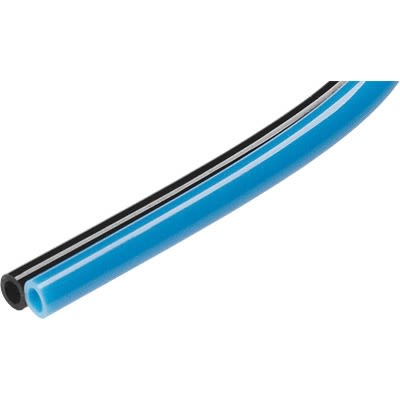 Festo PUN TPE, Hose Pipe, 7mm ID, 10mm OD, Black/Blue
