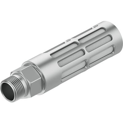 Festo U Aluminium 10bar Pneumatic Silencer, Threaded, NPT 3/4 Male