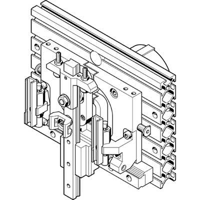 Festo Cylinder Assembly HSP-16-AP-WR, For Use With Industrial Robot