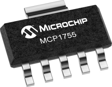 Microchip MCP1755T-3302E/DC, 1 Low Dropout Voltage, Voltage Regulator 500mA, 5 V 5-Pin, SOT-23