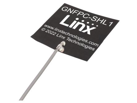 TE Connectivity ANT-GNFPC-SHL1550UF Square Omnidirectional GPS Antenna with MHF1 Connector