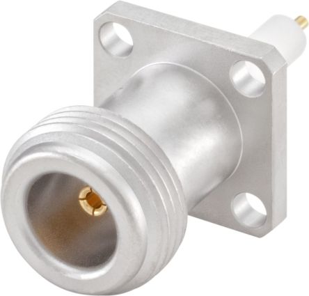 Rosenberger 53K413 Series, Jack Panel Mount SMA Connector, Solder Termination, Straight Body