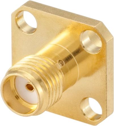 Rosenberger 32K407 Series, Jack Panel Mount SMA Connector, Solder Termination, Straight Body