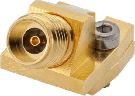 Rosenberger 02K80F Series, Jack PCB Mount Coaxial PCB Connector, Screw Termination, Right Angle Body