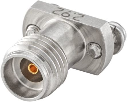 Rosenberger 02K722 Series, Jack Panel Mount SMA Connector, Solder Termination, Straight Body