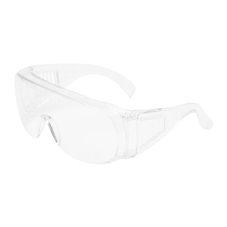 3M Visitor UV Safety Glasses, Clear Polycarbonate Lens
