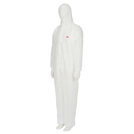 3M White Coverall, CE CAT I, XXXL