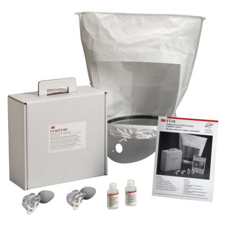 3M 7000001898 Sweet Fit Test Kit Containing Collar, Hood, Nebulizers, Solutions