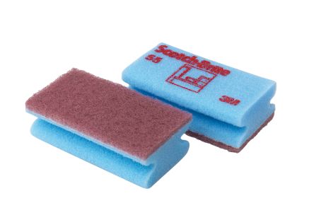 3M Blue Sponge Scourer 13m x 70mm x, for Surface Cleaning Use