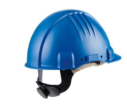 3M G3501 Series Blue Hard Hat, Adjustable