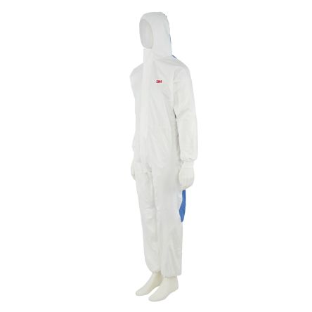 3M Blue, White Coverall, EN 1073-2, EN 1149-5, L