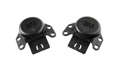 3M Plastic Black Hard Hat Visor Carrier, Hard Hats