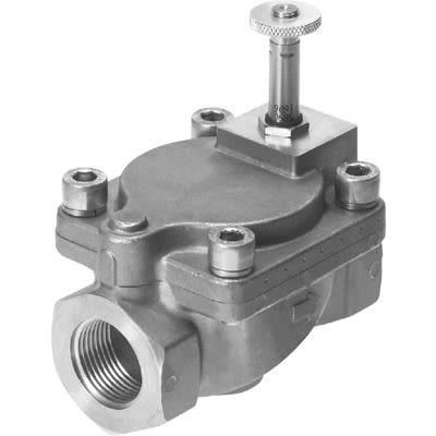 Festo 2/2-Way, Closed, Monostable Pneumatic Solenoid Valve - Electrical NPT 2 VZWM Series