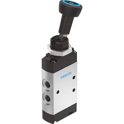 Festo Manual Directional Control Valve Pneumatic Control Valve VHEF Series, NPT 1/8, 1/8in, 5300041