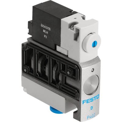 Festo 2/2-Way, Closed, Monostable Pneumatic Solenoid Valve - Electrical CPVSC1 Series 22V dc