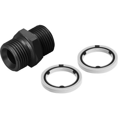 Festo E Series Series Nipple, G 1/8 to NPT 1/8, Threaded Connection Style, 9630