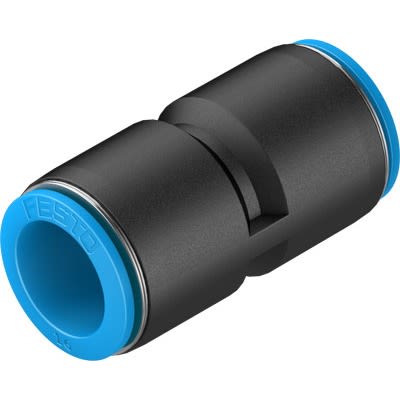 Festo QS Series Push-in Fitting, Tube-to-Tube Connection Style, 190589