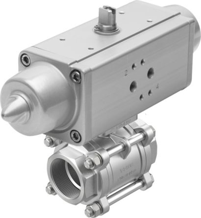 Festo Ball Valve type Pneumatic Actuated Valve, 8.4 bar