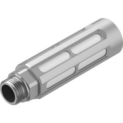 Festo U Aluminium 10bar Pneumatic Silencer, Threaded, 3/8 in Male