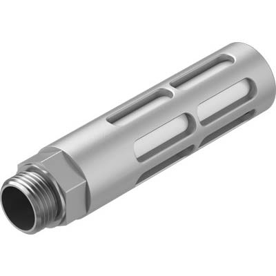 Festo U Aluminium 10bar Pneumatic Silencer, Threaded, NPT 1/2 Male