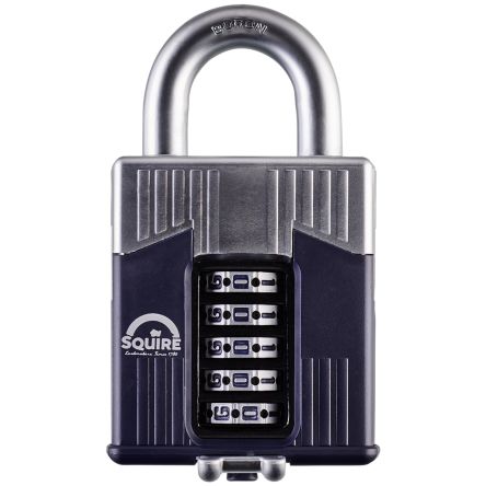 Squire Padlock Steel Padlock, 12mm Shackle, 65mm Body