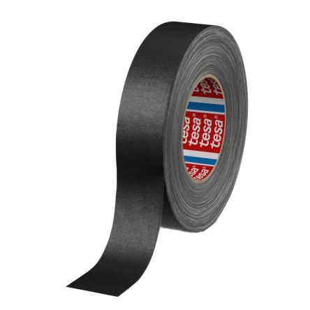 Tesa 4661 Cloth Tape, Amber, Black, Blue, Green, Grey, Red, White, Yellow, Acrylic Coated Finish