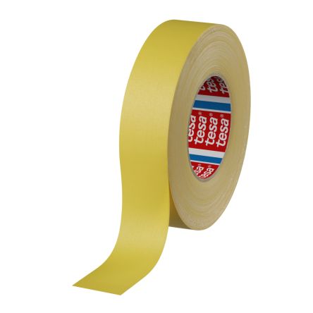 Tesa 4661 Cloth Tape, Amber, Black, Blue, Green, Grey, Red, White, Yellow, Acrylic Coated Finish