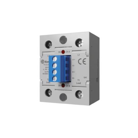 Finder 77 Series Series Solid State Relay, 25 A Load, DIN Rail Mount, 600 V ac/dc Load, 230 V ac/dc Control