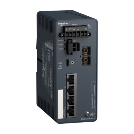 Schneider Electric MCSESM053F1CS0, Managed Switch 5 Port Network Switch