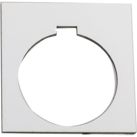 Schneider Electric Blank Legend Plate for Use with Push Button