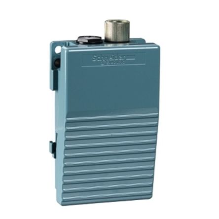 Schneider Electric 1 Step Foot Switch - Metal Case Material, 2NC+2NO, 3A Contact Current, 240V Contact Voltage