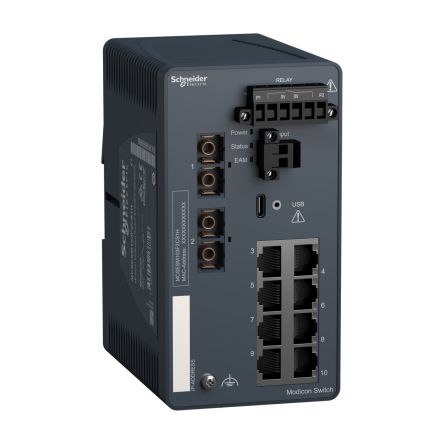 Schneider Electric MCSESM103F2CS1H, Managed Switch 10 Port Network Switch