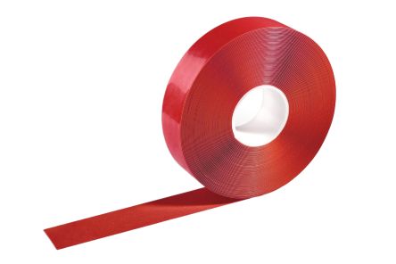 Durable 172503 Red 30m Floor Marking Tape, 1.2mm Thickness "None