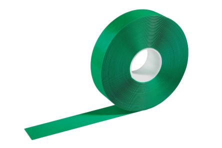 Durable 172505 Green 30m Floor Marking Tape, 1.2mm Thickness "None