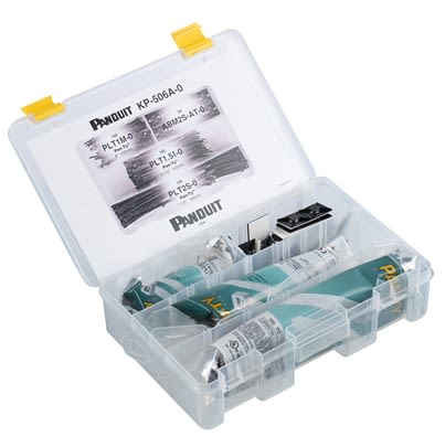 Panduit Cable Tie Kit, Industrial Maintenance Kit, Clear Nylon