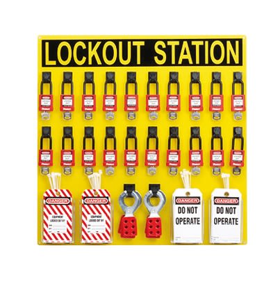 Panduit Yellow 20-Lock Lockout Kit