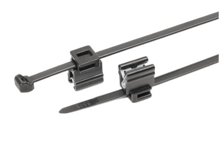 HellermannTyton Black Nylon Clip, 45mm Max. Bundle