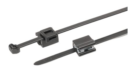 HellermannTyton Black Nylon Clip, 45mm Max. Bundle