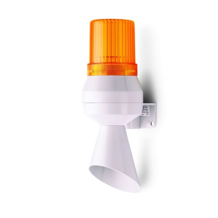 RS PRO Amber Beacon, 230 → 240 V ac, IP43, Screw Mount