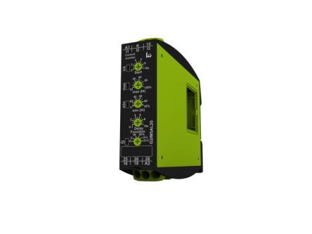 Tele Current Monitoring Relay, 1 Phase, DPDT, 12 → 400V ac, DIN Rail