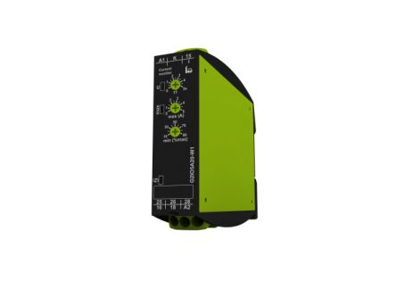 Tele Current Monitoring Relay, 1 Phase, DPDT, 12 → 400V ac, DIN Rail