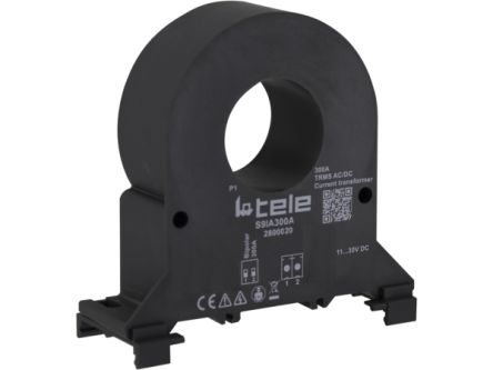 Tele SensAct Series Solid Core Current Transformer, 0 → 300A Input, 0 → 300A, 4 → 20 mA Output, 11