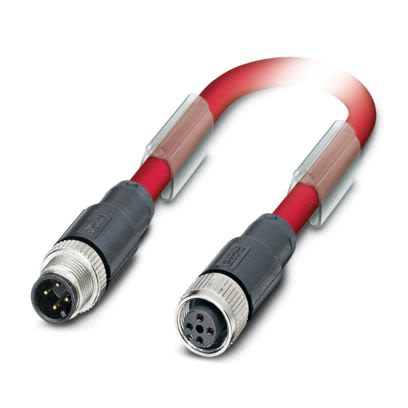 Phoenix Contact SAC Series Bus Cable, 4 Cores, 0.5 mm², 18, 10m, Shielded Shield, Data Transfer Cable Cable