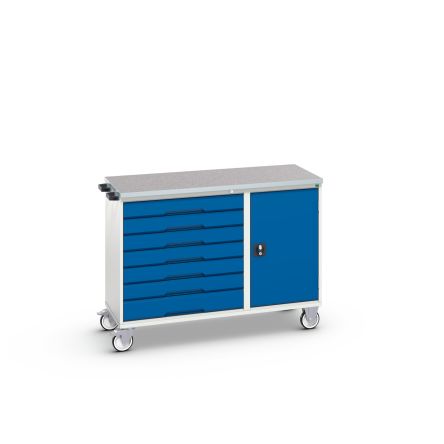 Bott Steel Trolley Trolley, 1300 x 600 x 980mm, 200kg Load