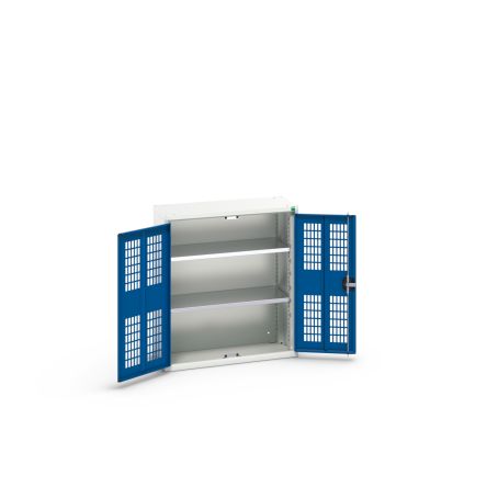 Bott 2 Door Sheet Steel Cupboard, 800 x 350 x 900mm